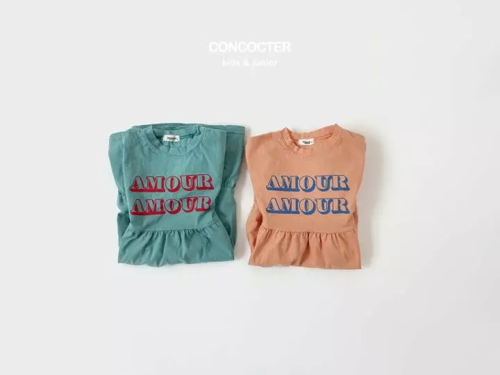 Concocter - Korean Children Fashion - #kidsstore - Amor Teares Long One-piece - 5