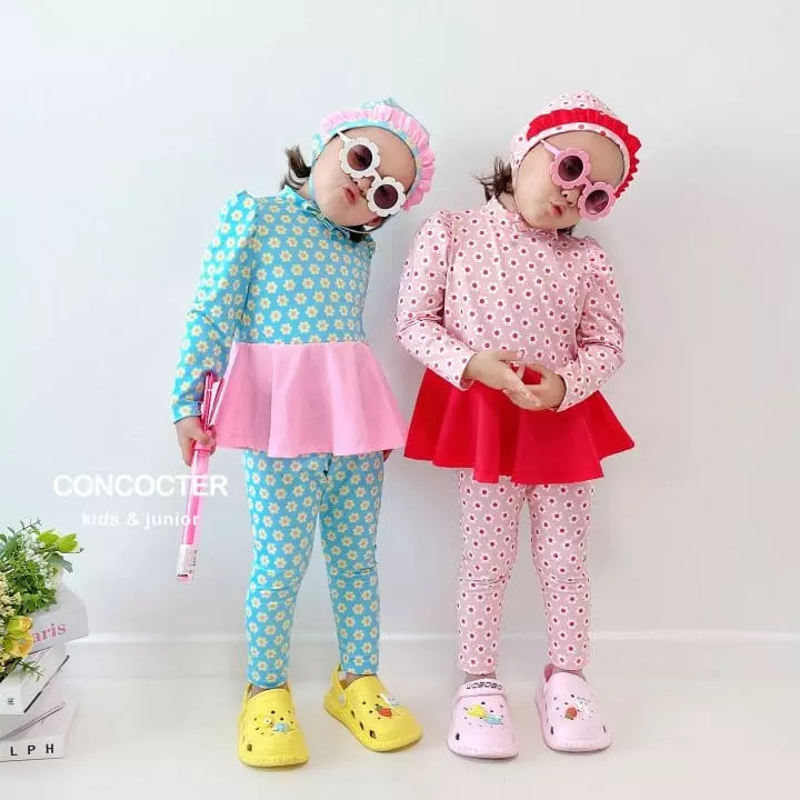 Concocter - Korean Children Fashion - #kidsstore - Small Plare Rashgaurd - 2