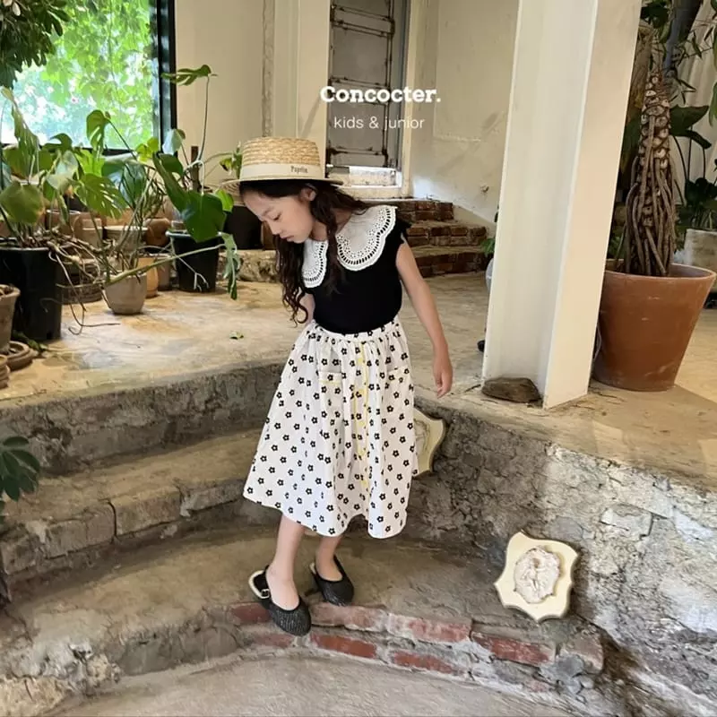 Concocter - Korean Children Fashion - #kidsstore - Circle Piping Skirt