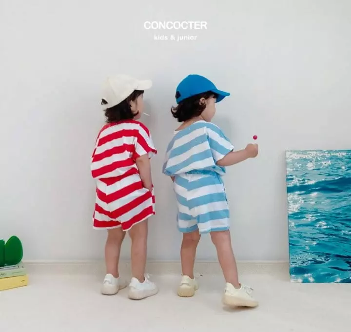 Concocter - Korean Children Fashion - #kidsshorts - Oh Yes Denggang Top Bottom Set - 4