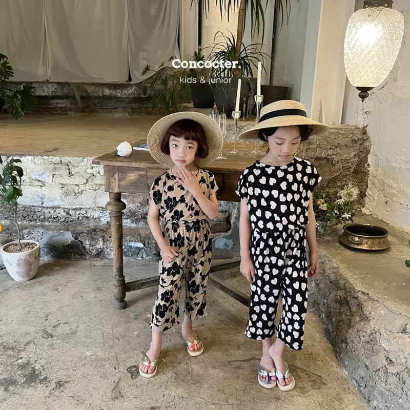 Concocter - Korean Children Fashion - #kidsstore - Pataya Charlang Sleeveless Top Bottom Set with Mom - 4