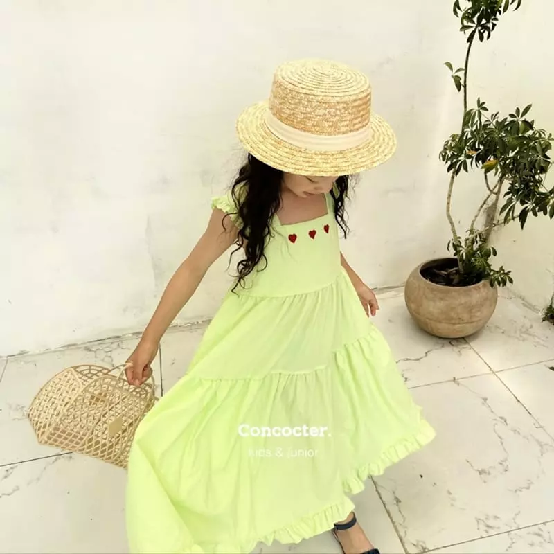Concocter - Korean Children Fashion - #kidzfashiontrend - Small Girls Maxy One-piece - 9