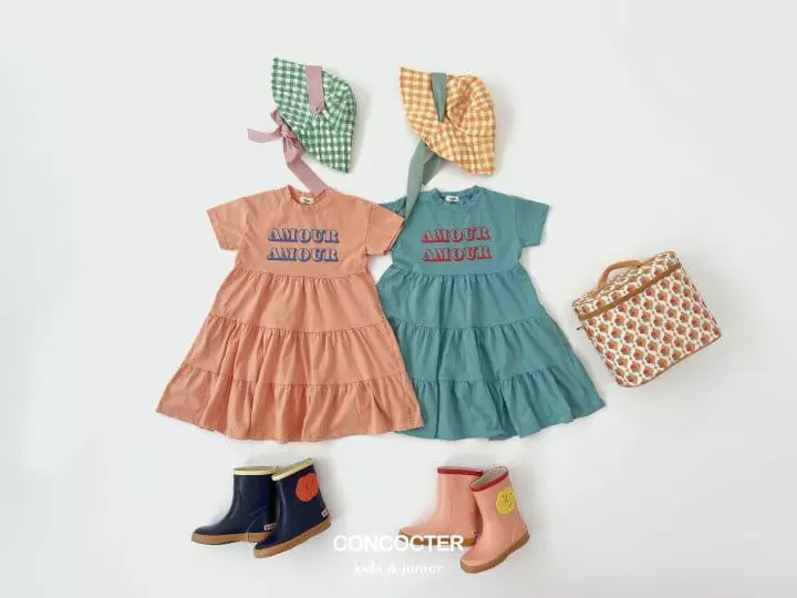 Concocter - Korean Children Fashion - #littlefashionista - Amor Teares Long One-piece - 8