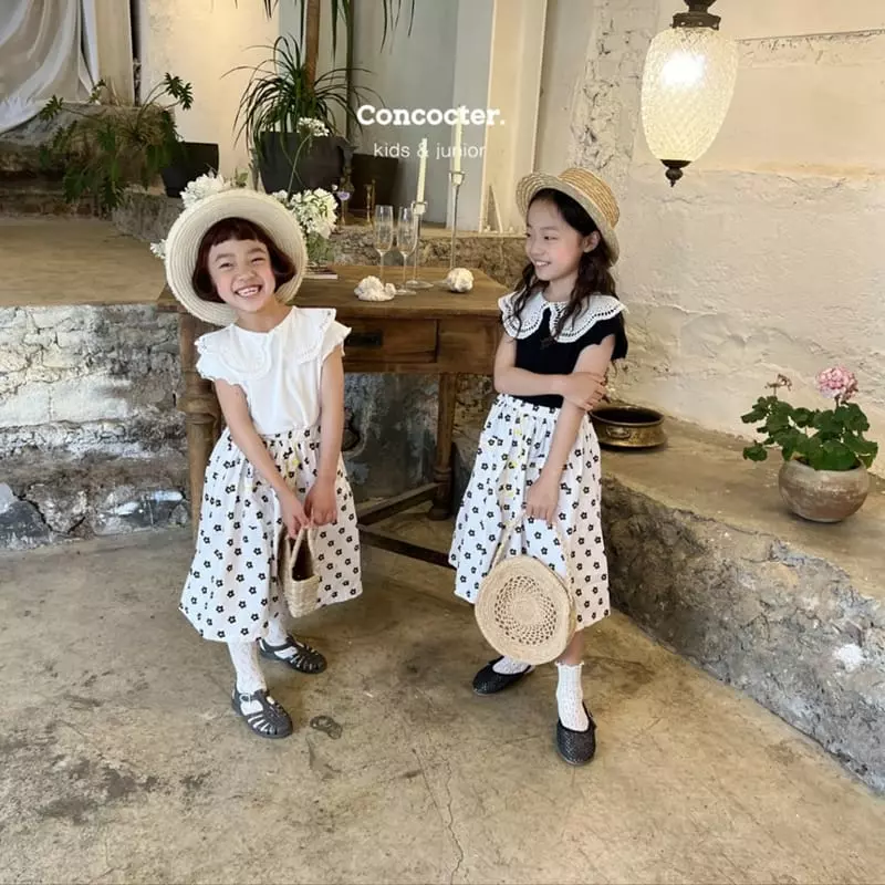 Concocter - Korean Children Fashion - #Kfashion4kids - Circle Piping Skirt - 4
