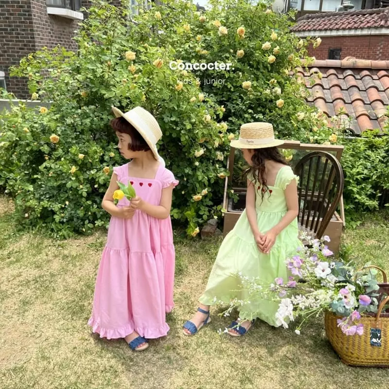 Concocter - Korean Children Fashion - #littlefashionista - Small Girls Maxy One-piece - 11