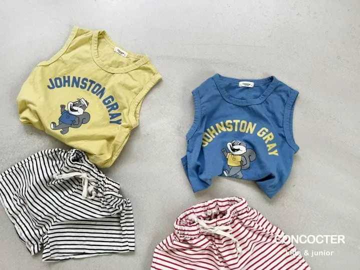 Concocter - Korean Children Fashion - #littlefashionista - Squirrel Top Bottom Set - 8