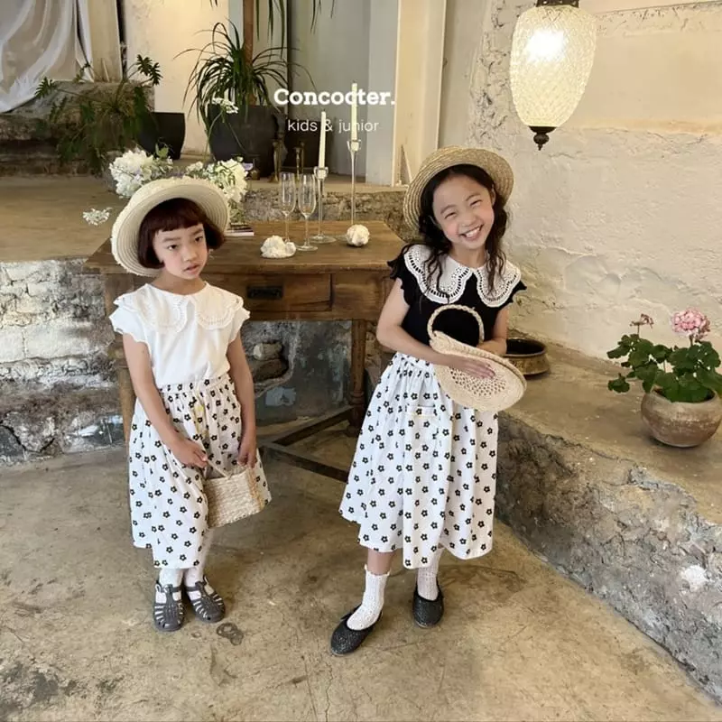 Concocter - Korean Children Fashion - #magicofchildhood - Circle Piping Skirt - 5