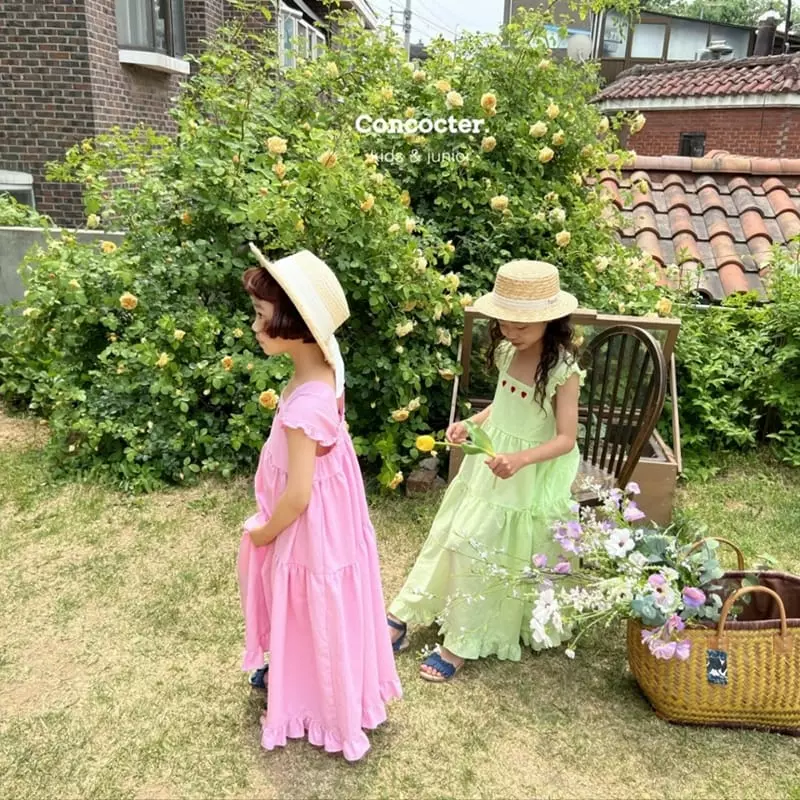 Concocter - Korean Children Fashion - #magicofchildhood - Small Girls Maxy One-piece - 12