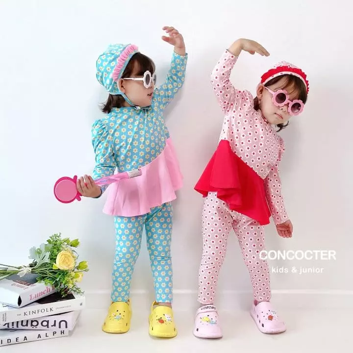 Concocter - Korean Children Fashion - #prettylittlegirls - Small Plare Rashgaurd - 8
