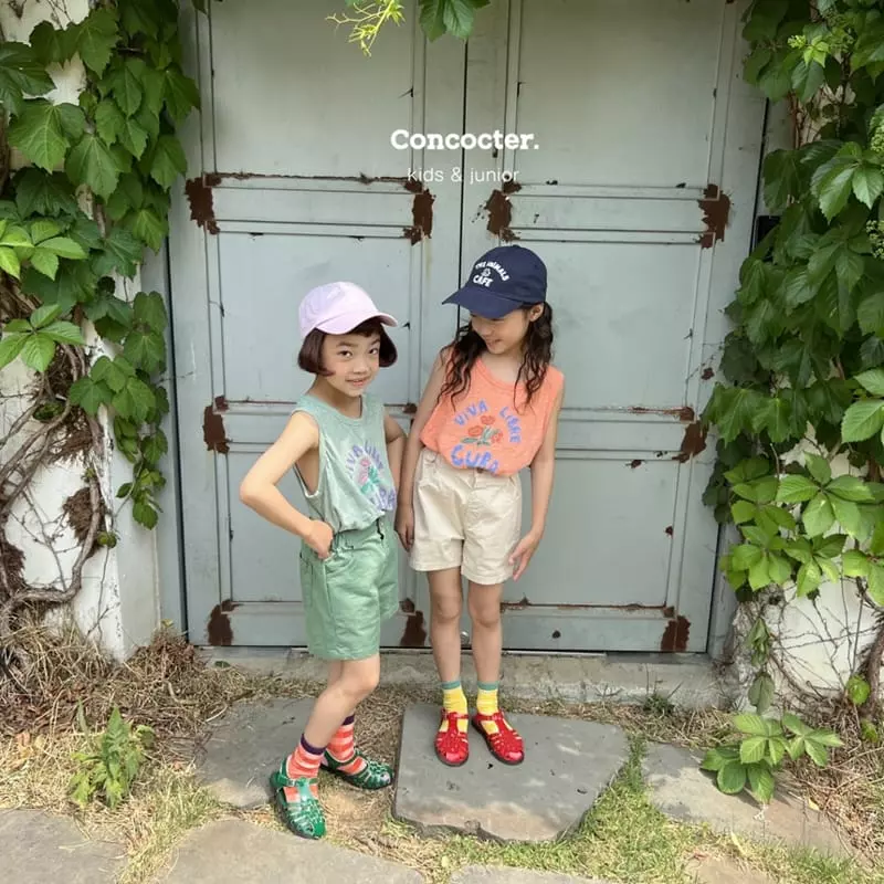 Concocter - Korean Children Fashion - #prettylittlegirls - Cuba Slub Sleeveless - 2