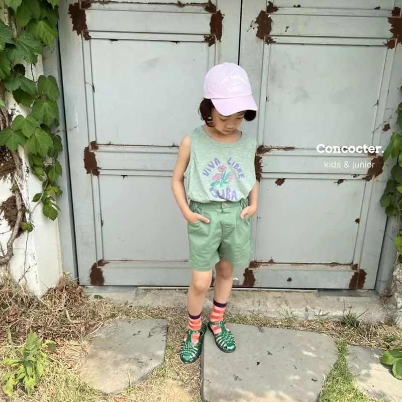 Concocter - Korean Children Fashion - #stylishchildhood - Cuba Slub Sleeveless - 5