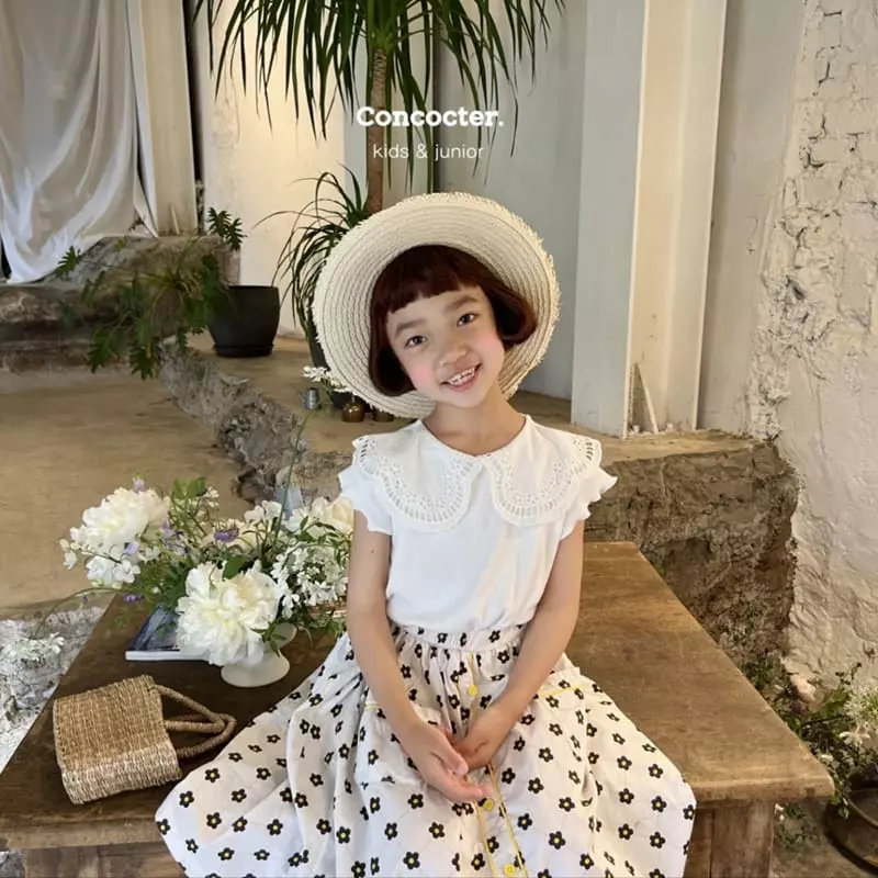 Concocter - Korean Children Fashion - #toddlerclothing - Circle Piping Skirt - 9