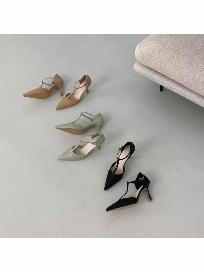Cooing - Korean Women Fashion - #momslook - cr1074 Sandals Heel - 2