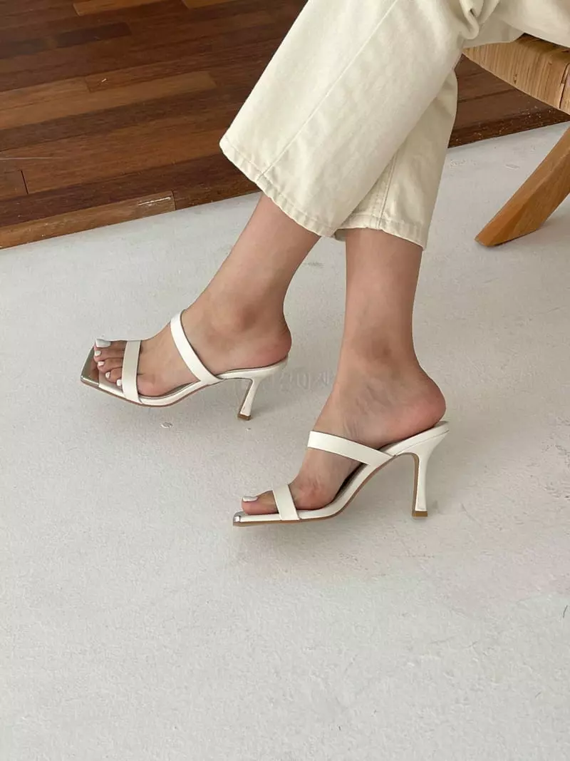 Cooing - Korean Women Fashion - #momslook - cr0138 Sandals Heel - 3