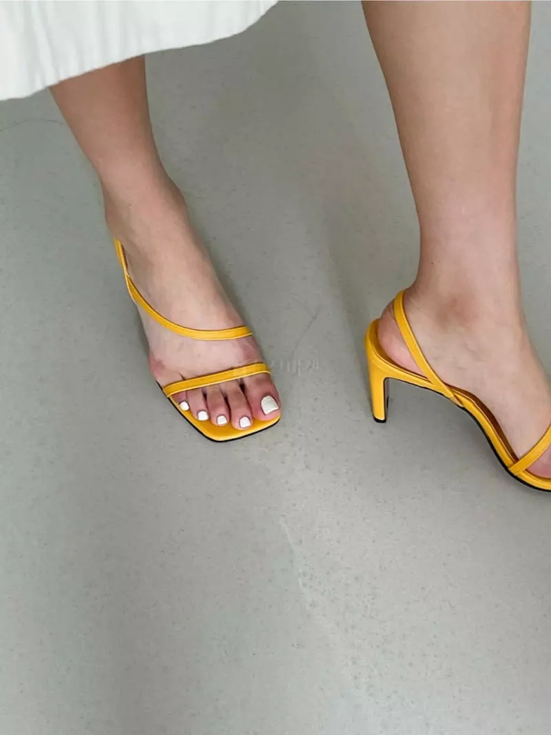Cooing - Korean Women Fashion - #womensfashion - cr0111 Sandals Heel Sling Back Shoes - 4