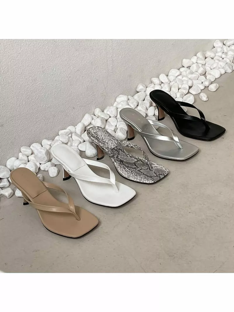 Cooing - Korean Women Fashion - #momslook - cr0110 Flip-Flops Heel