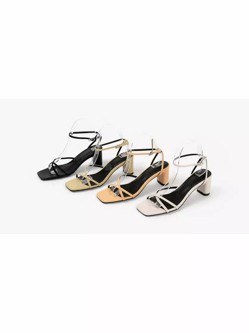 Cooing - Korean Women Fashion - #momslook - br1095 Sandals Heel - 2