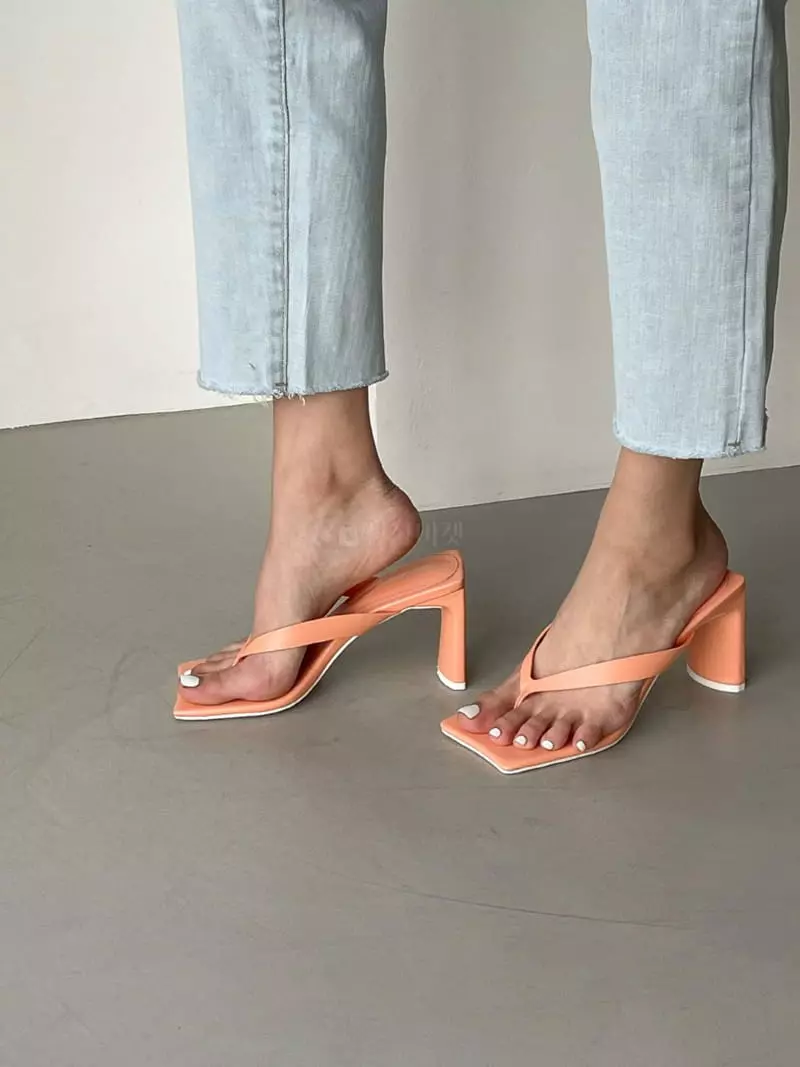 Cooing - Korean Women Fashion - #womensfashion - w2080 Flip-Flops Heel - 4