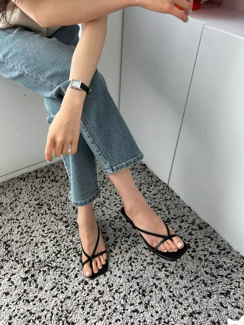 Cooing - Korean Women Fashion - #momslook - u8082 Flip-Flops Heel - 3