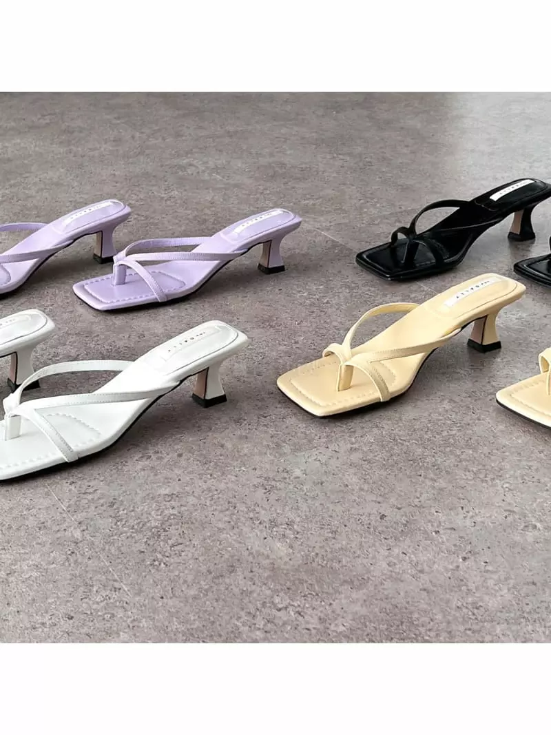 Cooing - Korean Women Fashion - #momslook - u5213 Flip-Flops Heel - 2