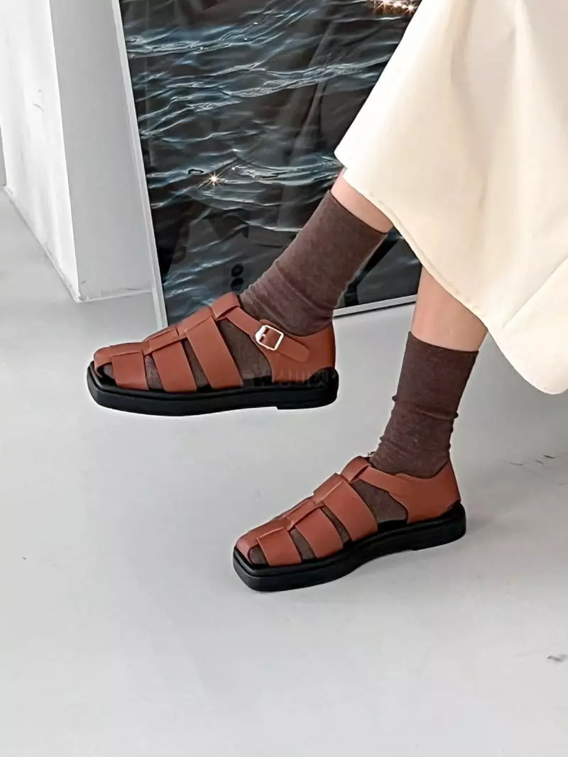 Cooing - Korean Women Fashion - #vintagekidsstyle - cr0179 Sandals - 4