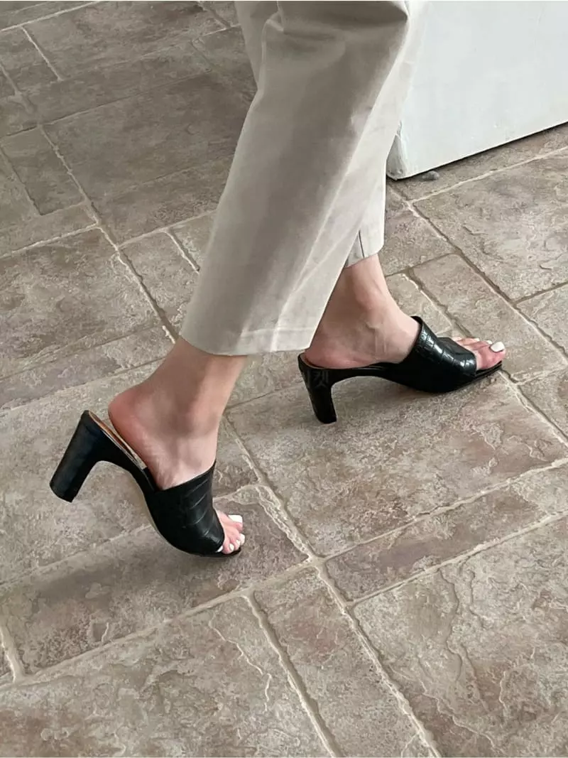 Cooing - Korean Women Fashion - #romanticstyle - A6045 Slipper Mule - 4