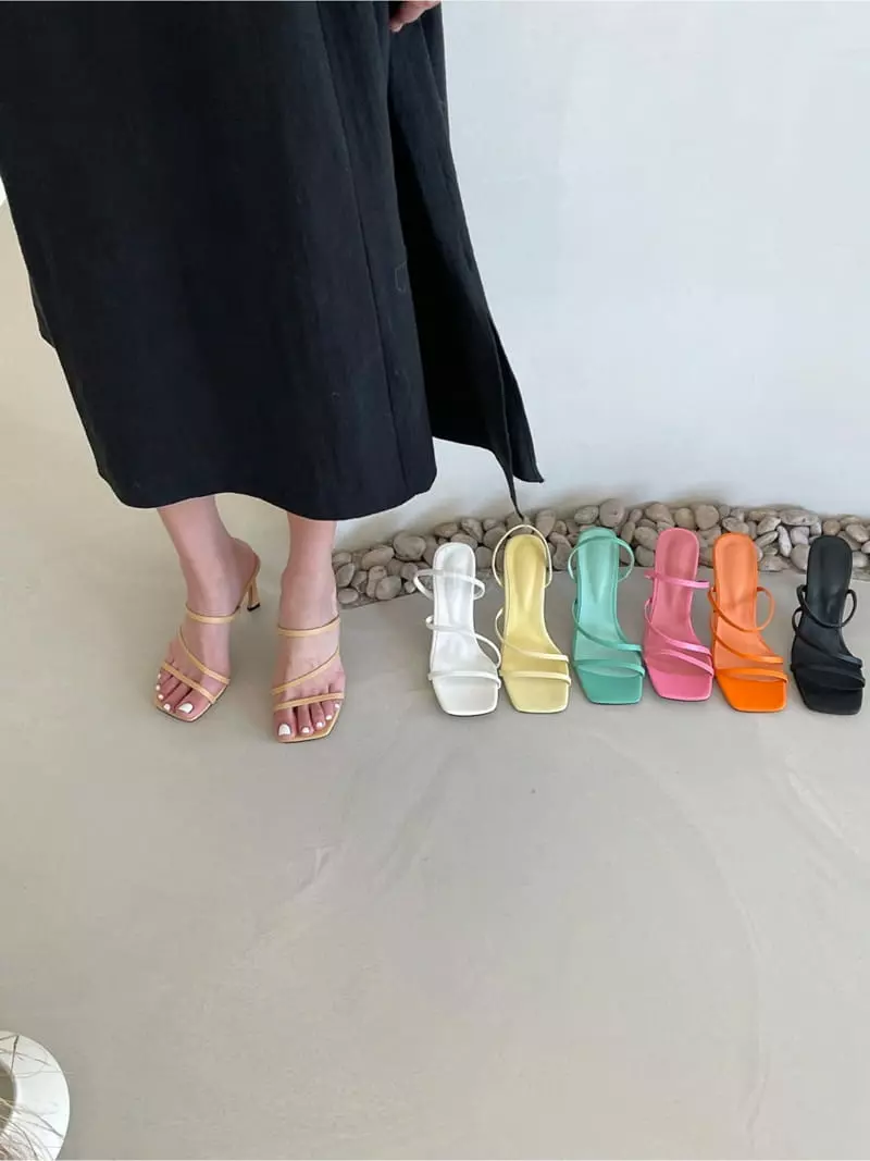 Cooing - Korean Women Fashion - #shopsmall - A6041 Strap Heel - 2