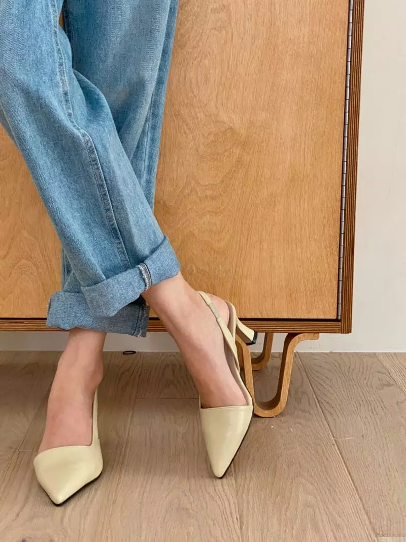 Cooing - Korean Women Fashion - #thelittlethings - bi1089 Sling Back Shoes - 2