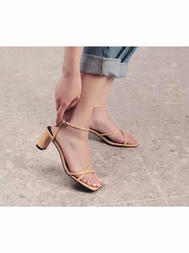 Cooing - Korean Women Fashion - #womensfashion - br1095 Sandals Heel - 4