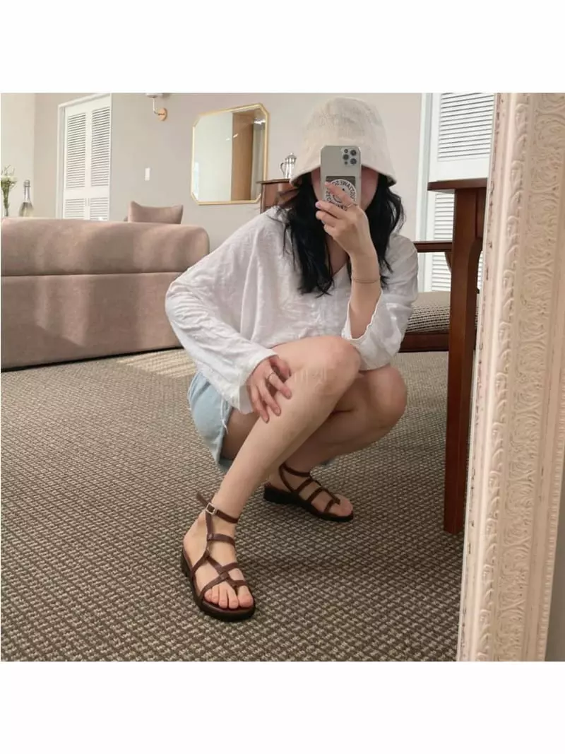 Cooing - Korean Women Fashion - #momslook - ha5007 Sandals - 4