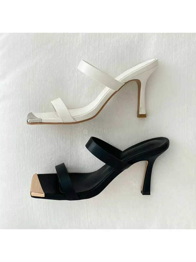 Cooing - Korean Women Fashion - #momslook - cr0138 Sandals Heel - 4
