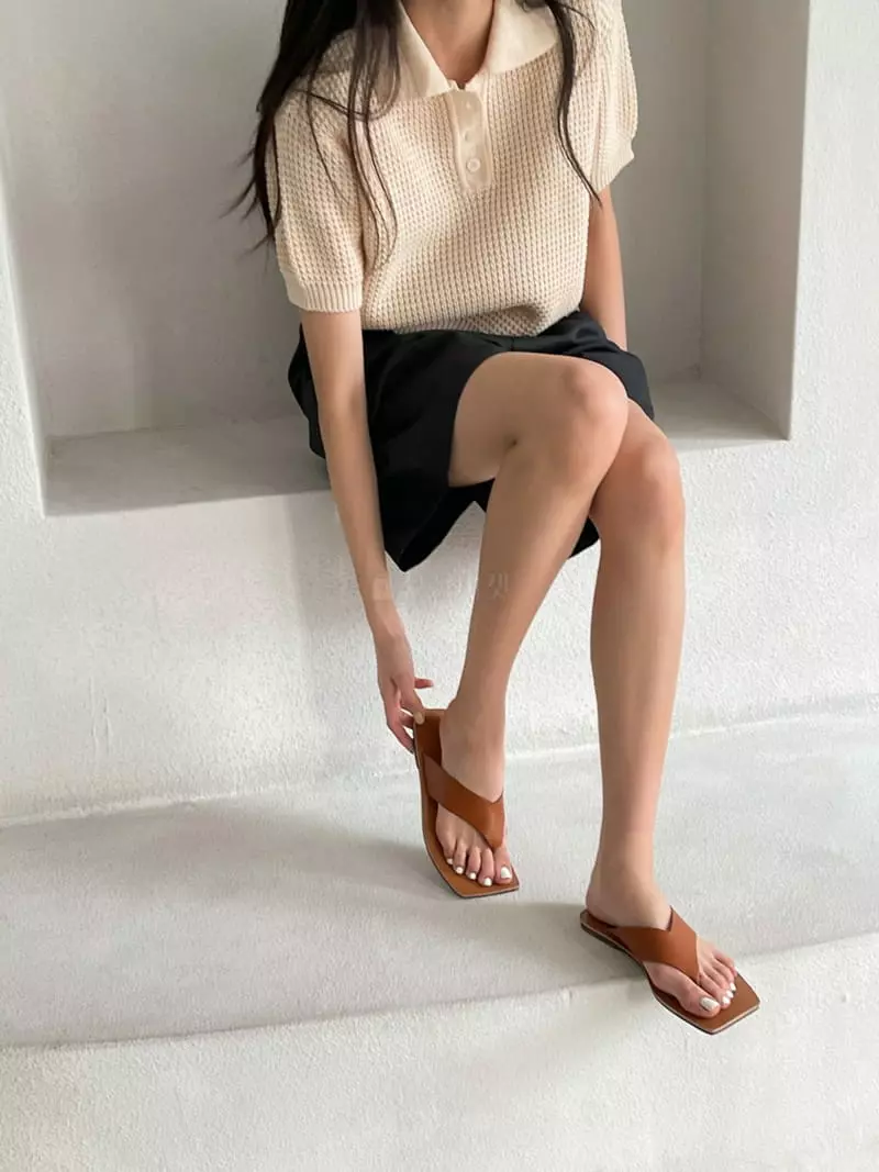 Cooing - Korean Women Fashion - #womensfashion - cr0109 Flip-Flops