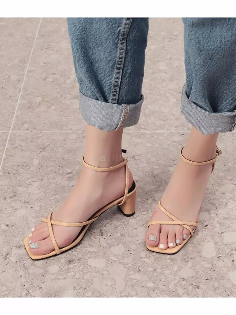 Cooing - Korean Women Fashion - #womensfashion - br1095 Sandals Heel - 3
