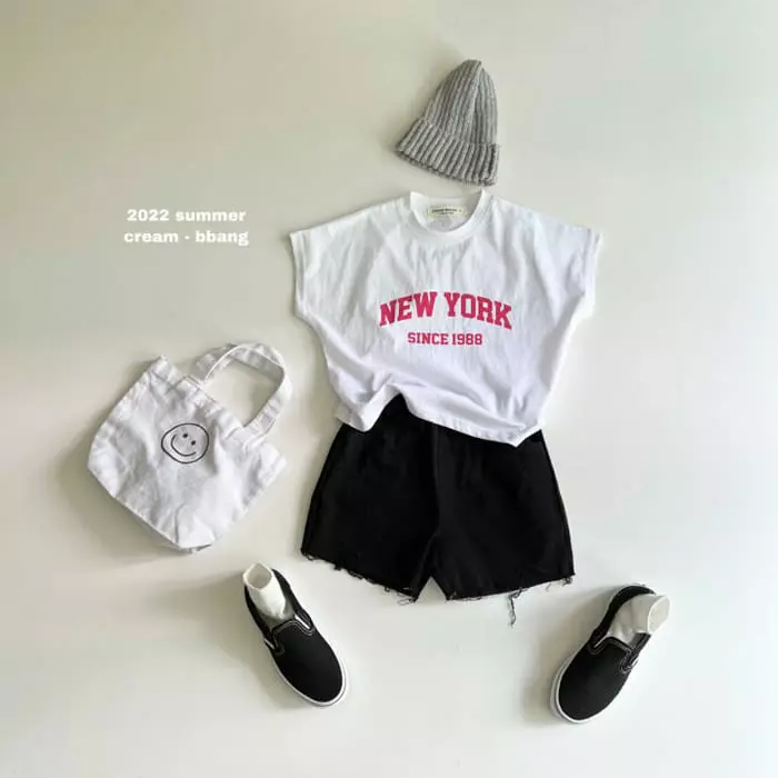 Cream Bbang - Korean Children Fashion - #Kfashion4kids - New York Short Sleeves Tee - 8