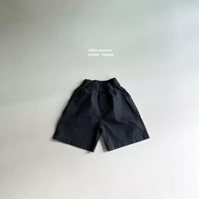 Cream Bbang - Korean Children Fashion - #childofig - Linen Shorts - 3