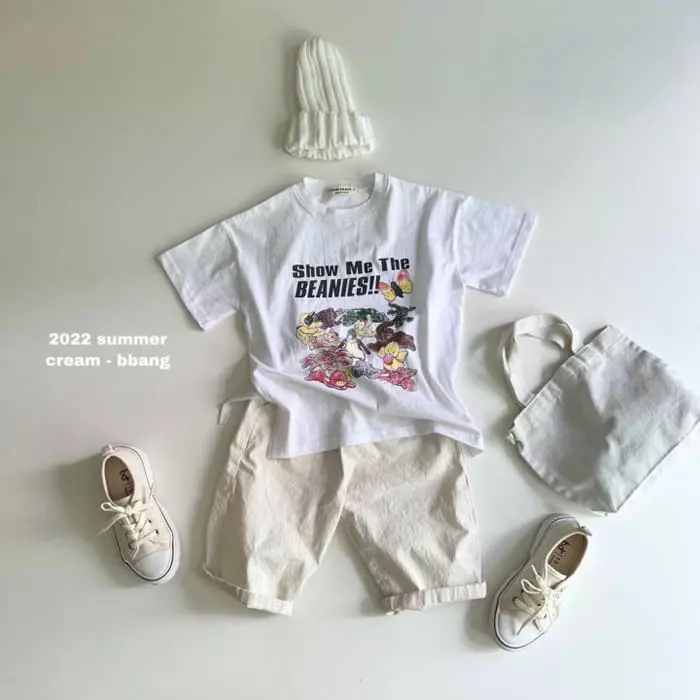 Cream Bbang - Korean Children Fashion - #childofig - Show Me The Slit Boxy Tee - 12
