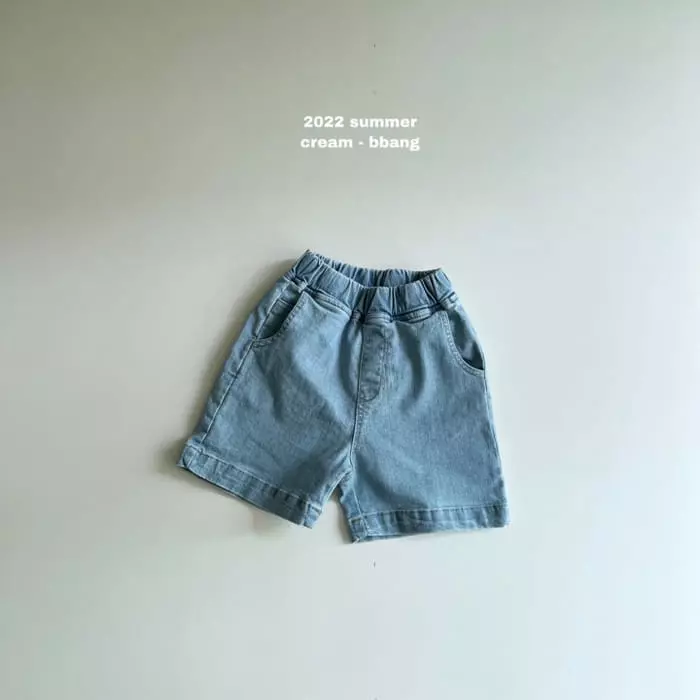 Cream Bbang - Korean Children Fashion - #childofig - Masion Denim Shorts - 8