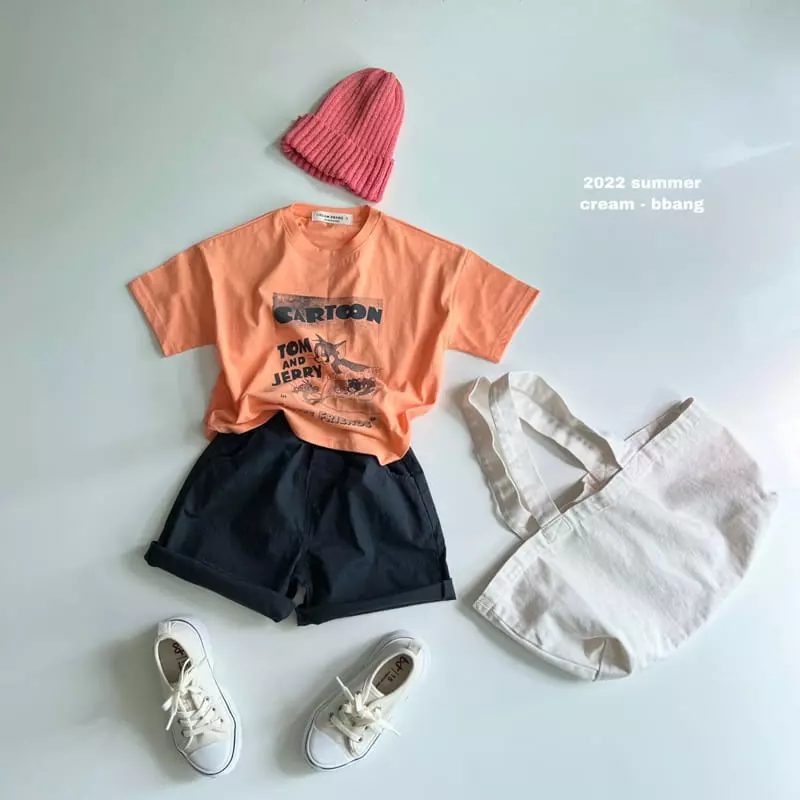 Cream Bbang - Korean Children Fashion - #designkidswear - Linen Shorts - 5