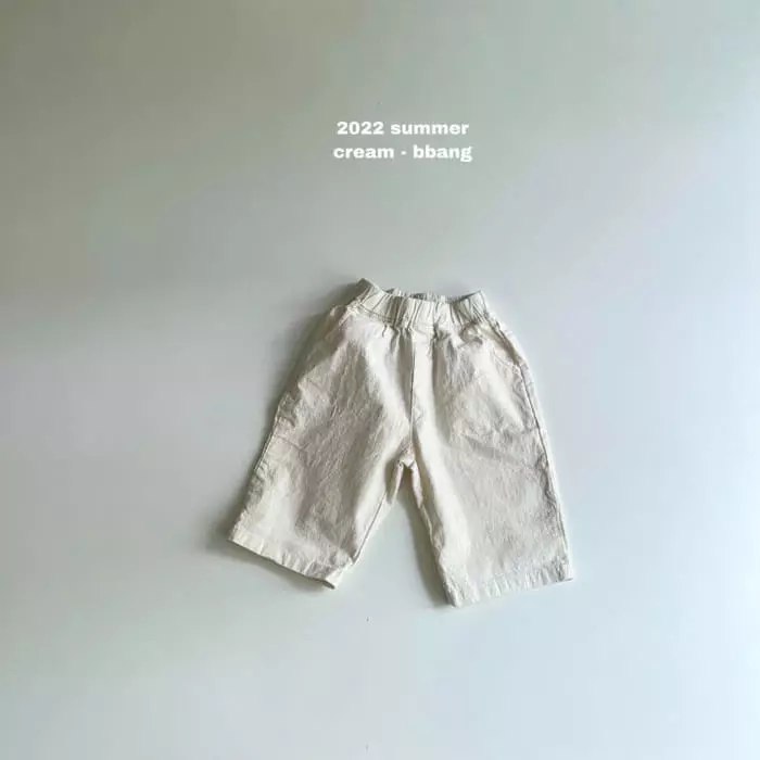 Cream Bbang - Korean Children Fashion - #fashionkids - Capri Pants