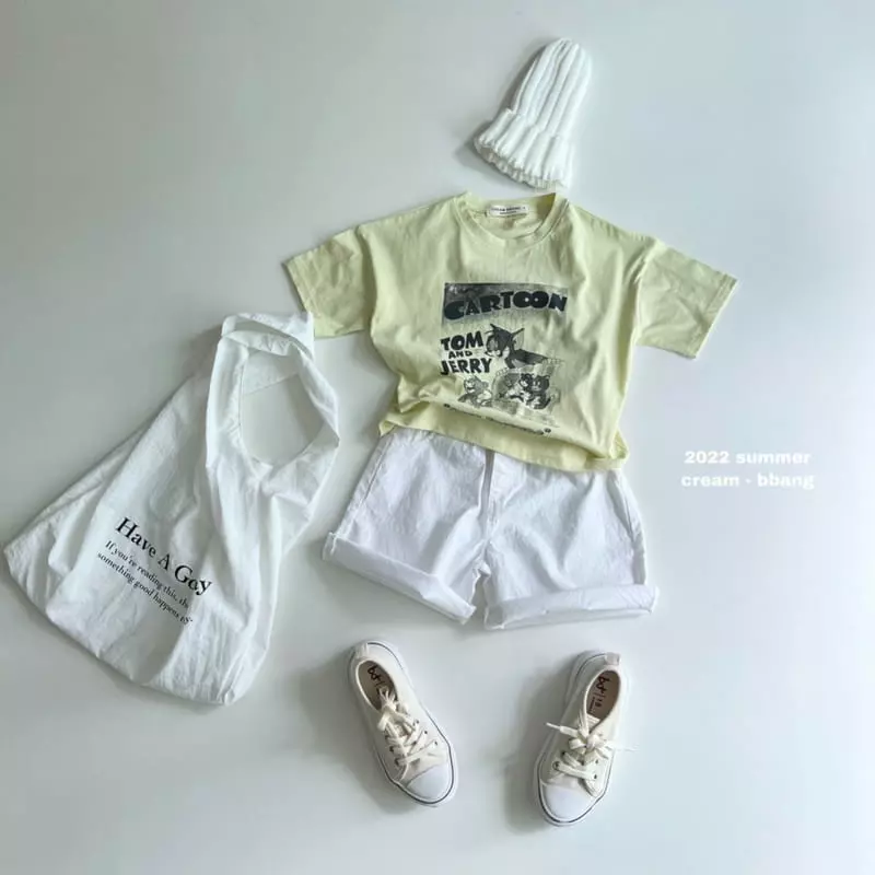 Cream Bbang - Korean Children Fashion - #littlefashionista - Linen Shorts - 12