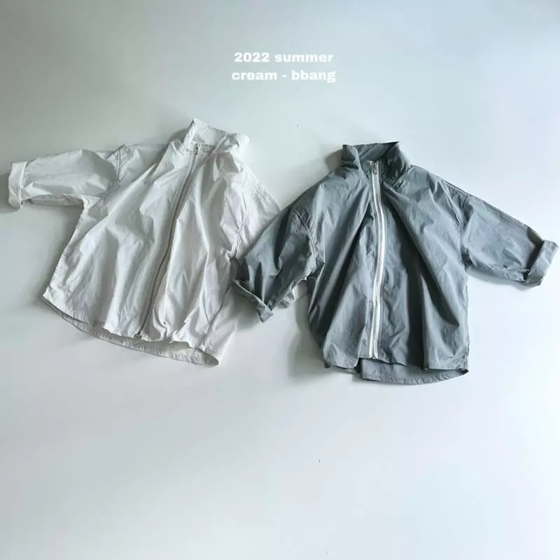 Cream Bbang - Korean Children Fashion - #todddlerfashion - With Summer Windbreaker Jacket