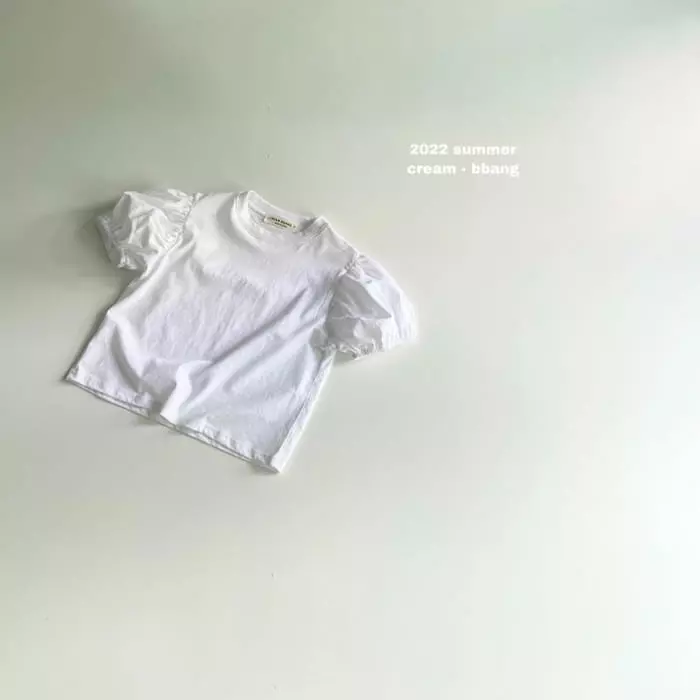 Cream Bbang - Korean Children Fashion - #todddlerfashion - Lilly Shirring Tee - 7