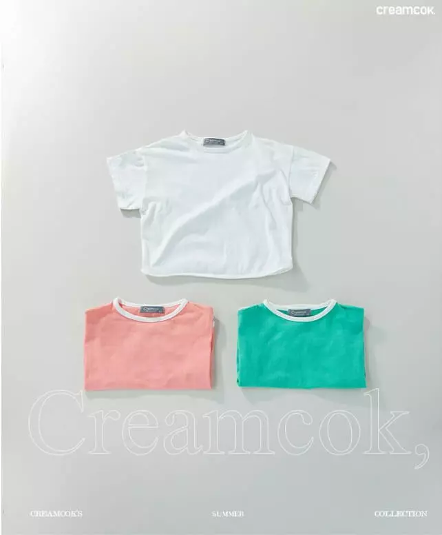 Creamcok - Korean Baby Fashion - #babyboutique - Daily Simple Tee - 9