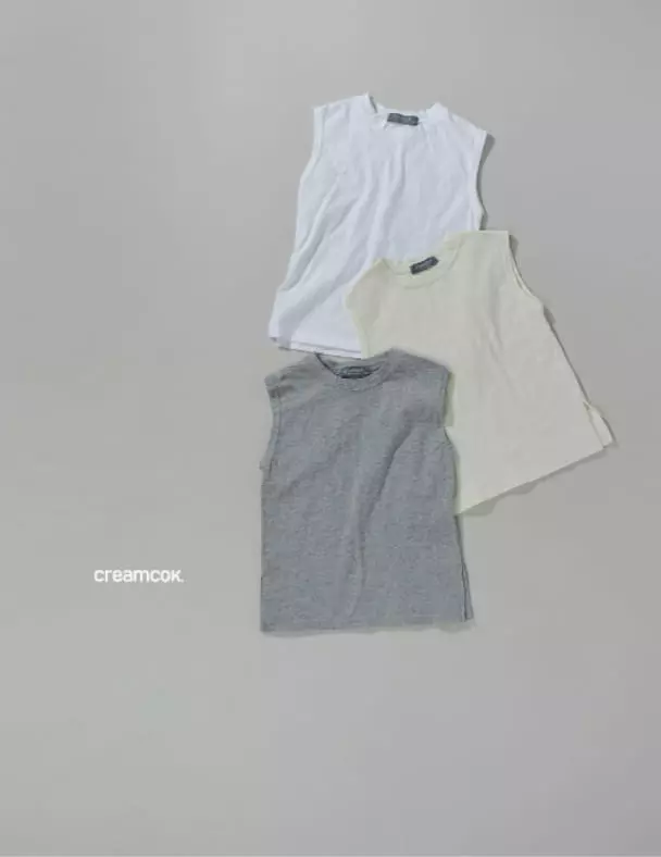 Creamcok - Korean Baby Fashion - #babyboutique - Layered Slit Sleeveless - 6