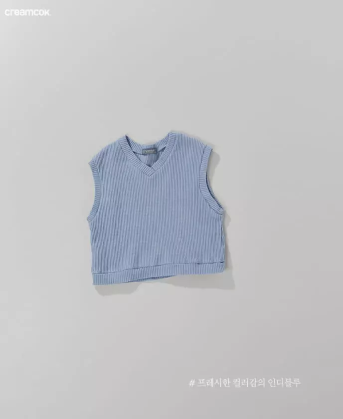 Creamcok - Korean Baby Fashion - #babyclothing - Cuing Waffle Vest - 7