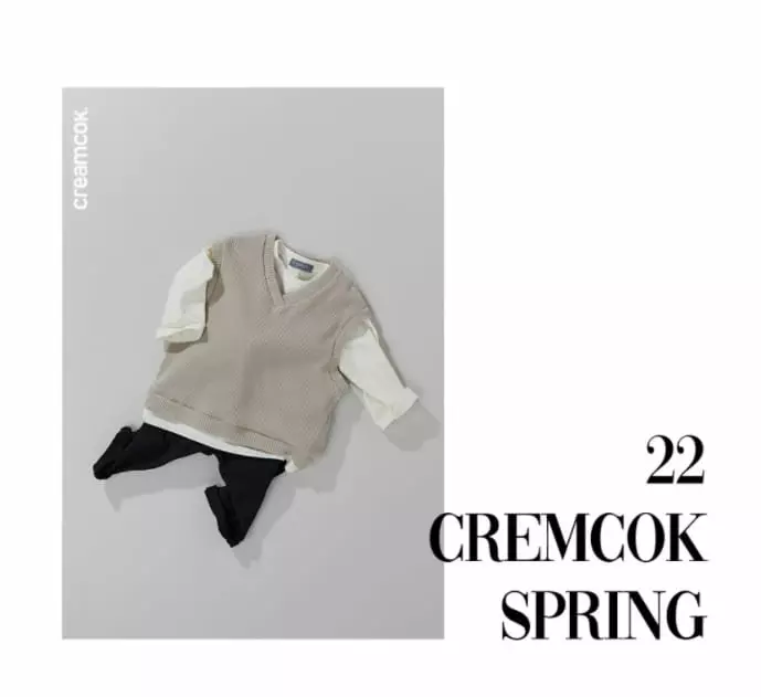 Creamcok - Korean Baby Fashion - #babyfashion - Cuing Waffle Vest - 8