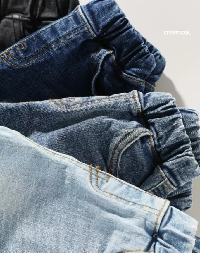 Creamcok - Korean Baby Fashion - #babylifestyle - Fit Jeans - 5