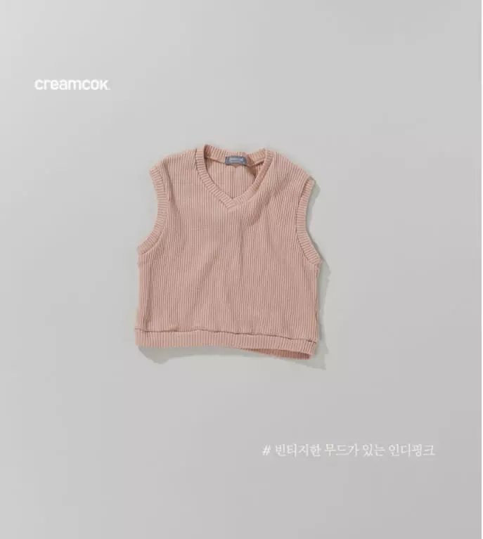 Creamcok - Korean Baby Fashion - #babylifestyle - Cuing Waffle Vest - 11