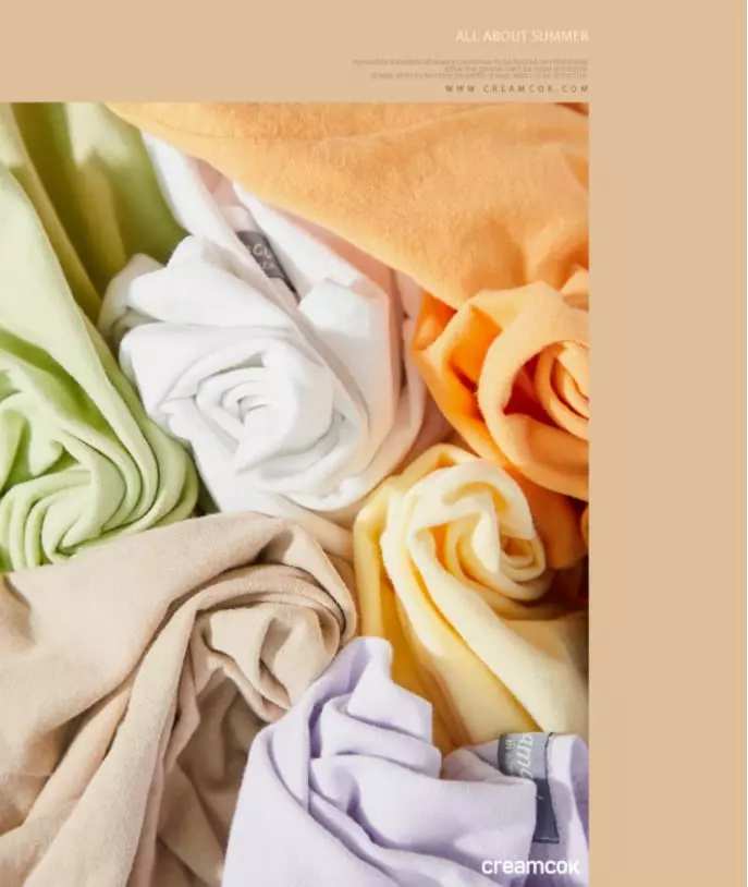 Creamcok - Korean Baby Fashion - #babyoninstagram - Cream Short Sleeves Tee - 11