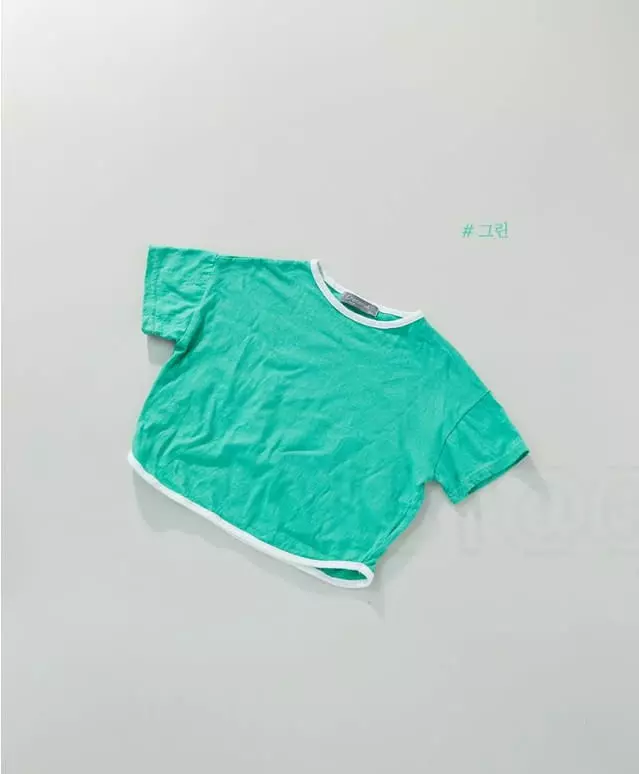 Creamcok - Korean Baby Fashion - #babyoninstagram - Daily Simple Tee - 2